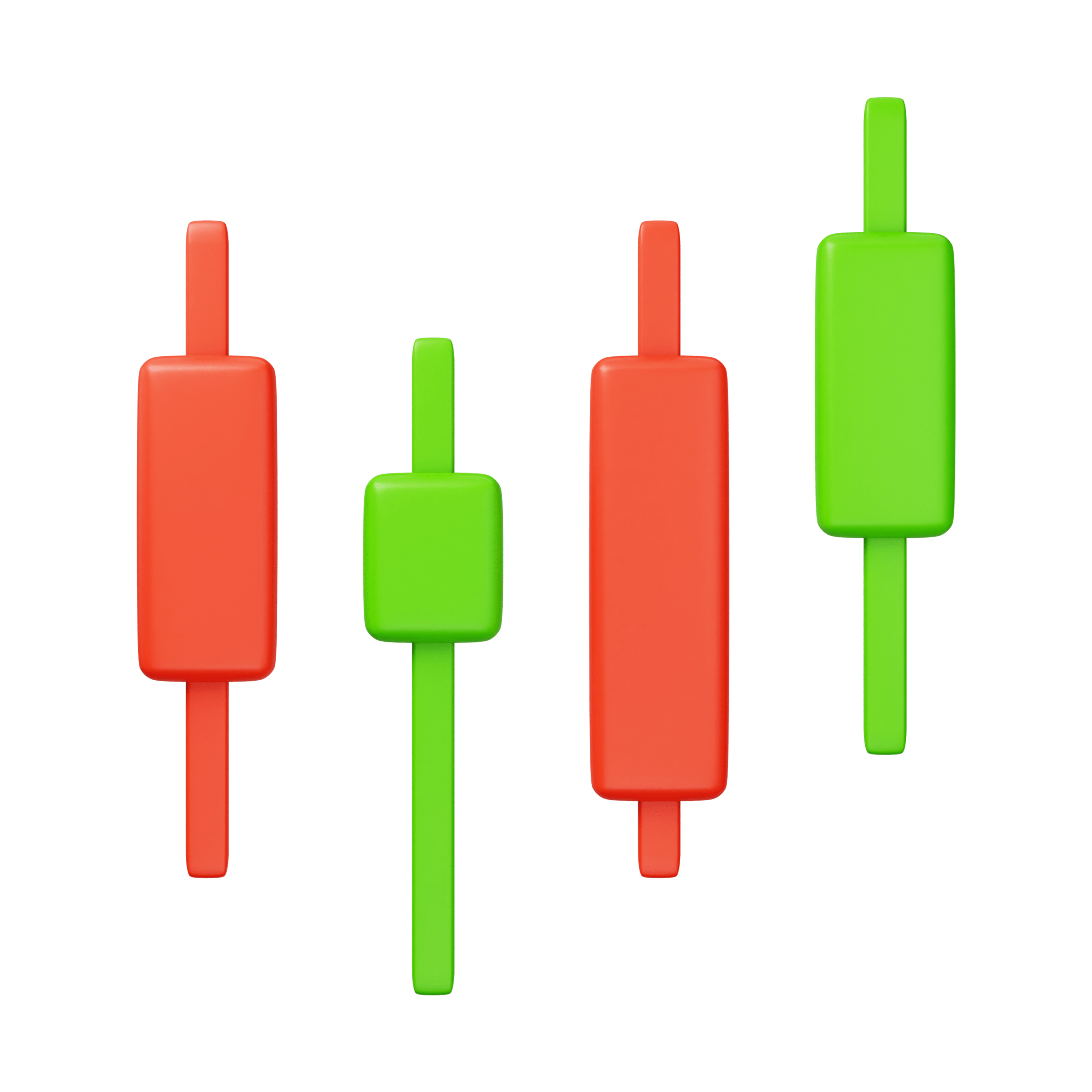 —Pngtree—candlestick graph 3d icon render 8734887